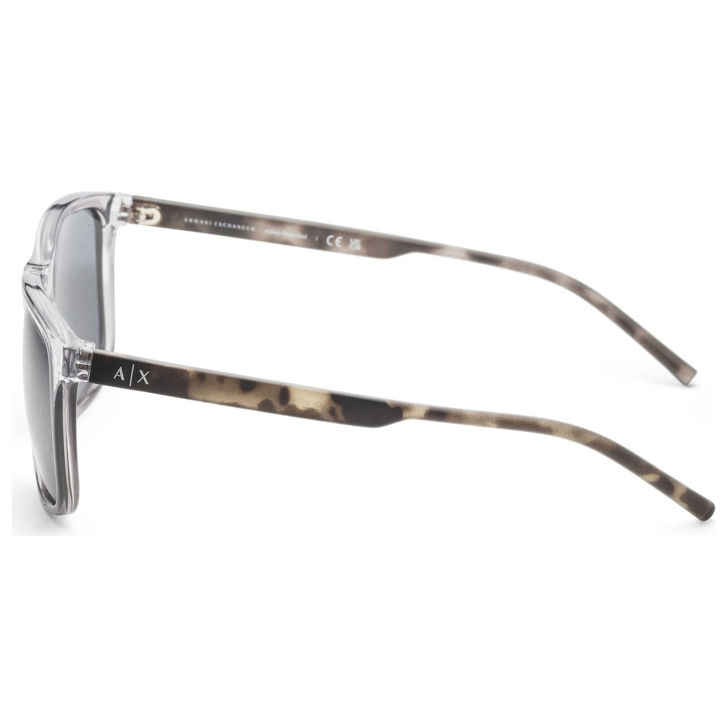 Left view of Armani Exchange Fashion Men's Sunglasses AX4070S-82396G-57