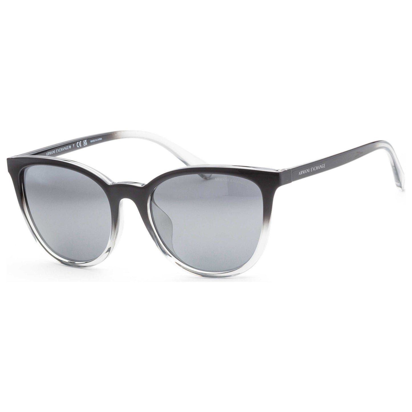 Front view of Armani Exchange Fashion Women's Sunglasses AX4077SF-82556G