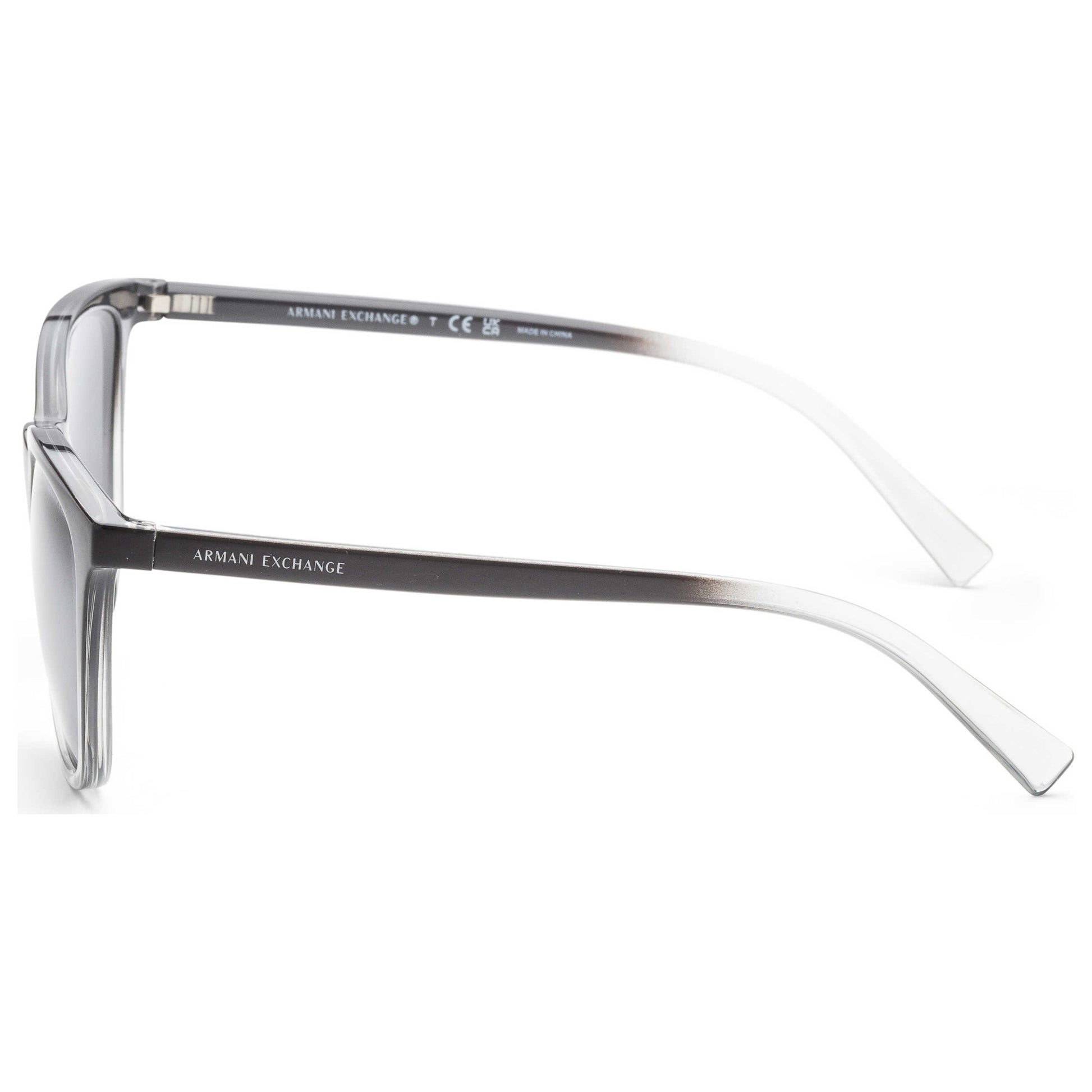 Left view of Armani Exchange Fashion Women's Sunglasses AX4077SF-82556G