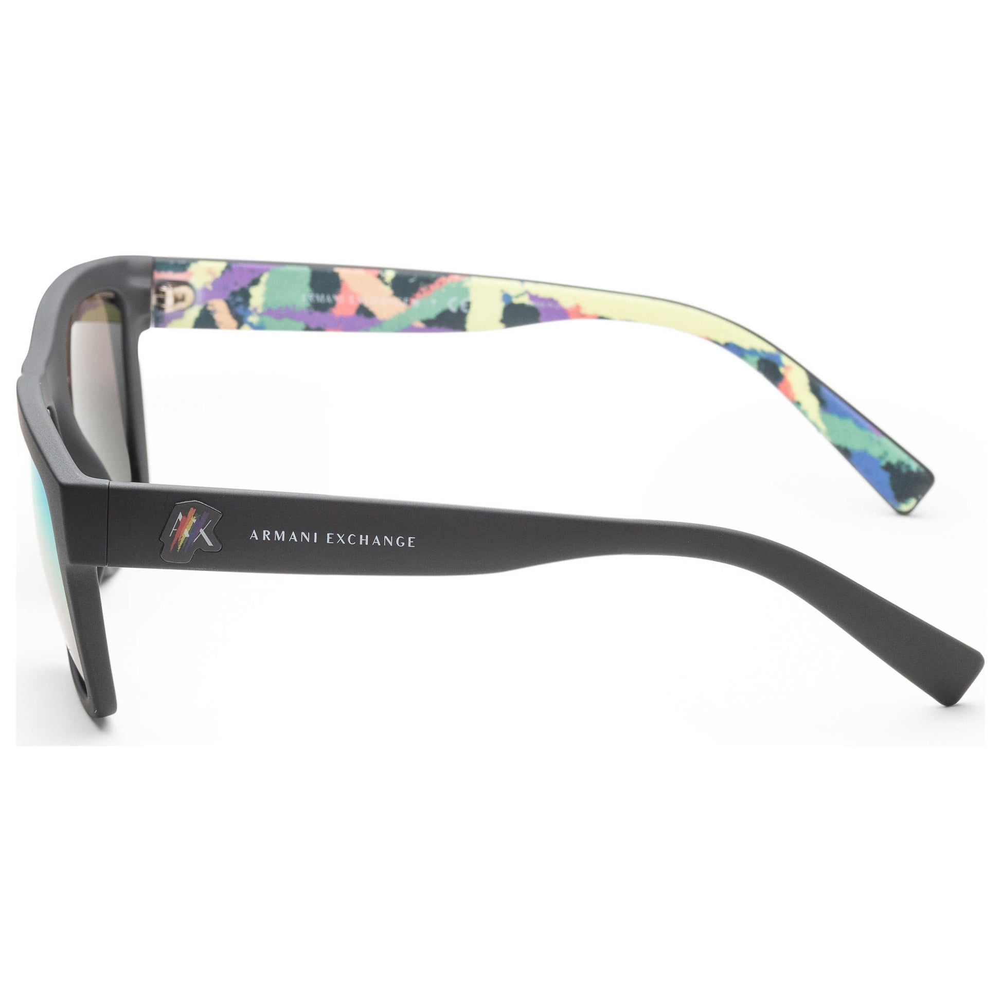 Left view of Armani Exchange Fashion Men's Sunglasses AX4088S-8326P3