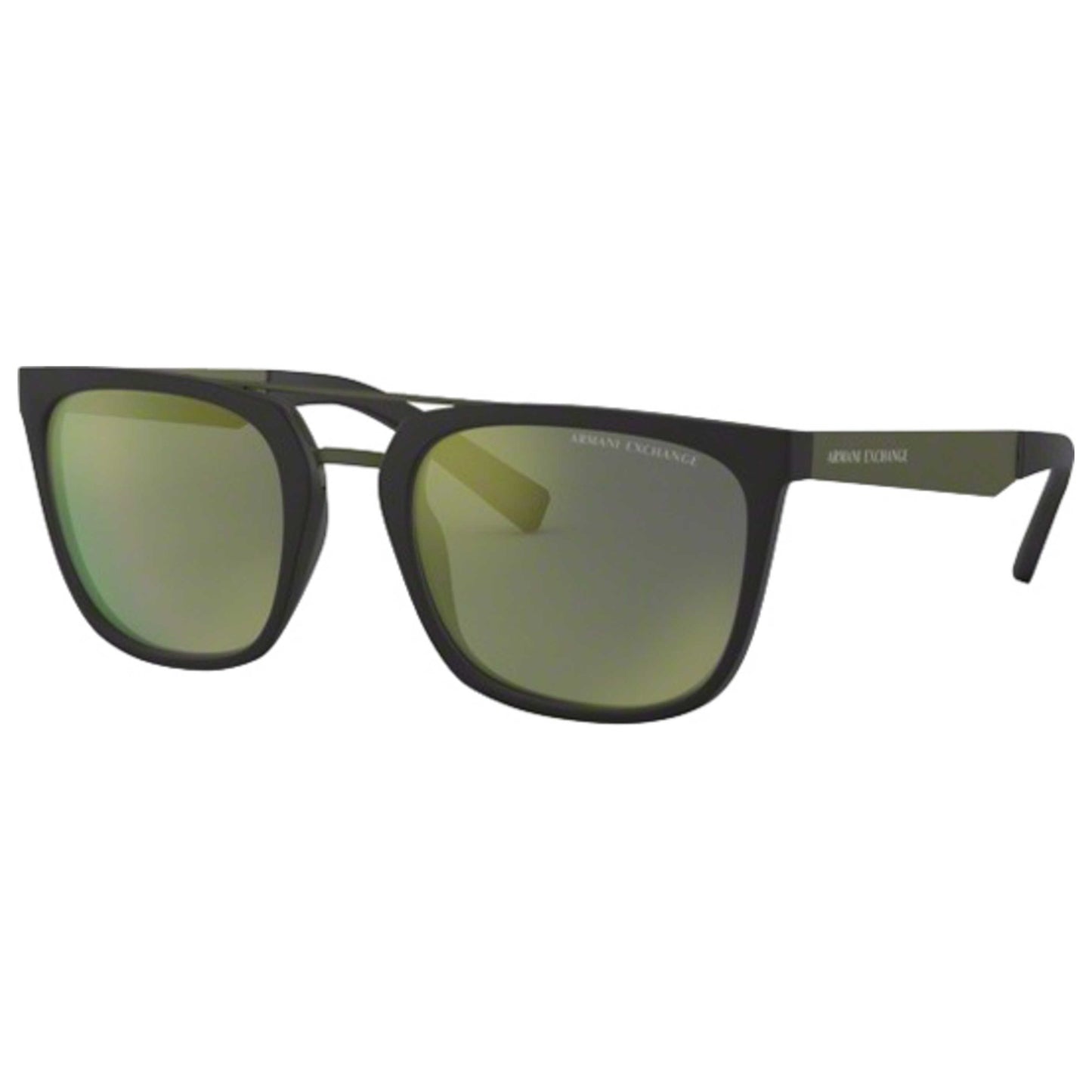 Front view of Armani Exchange Fashion Men's Sunglasses AX4090S-80296R-55
