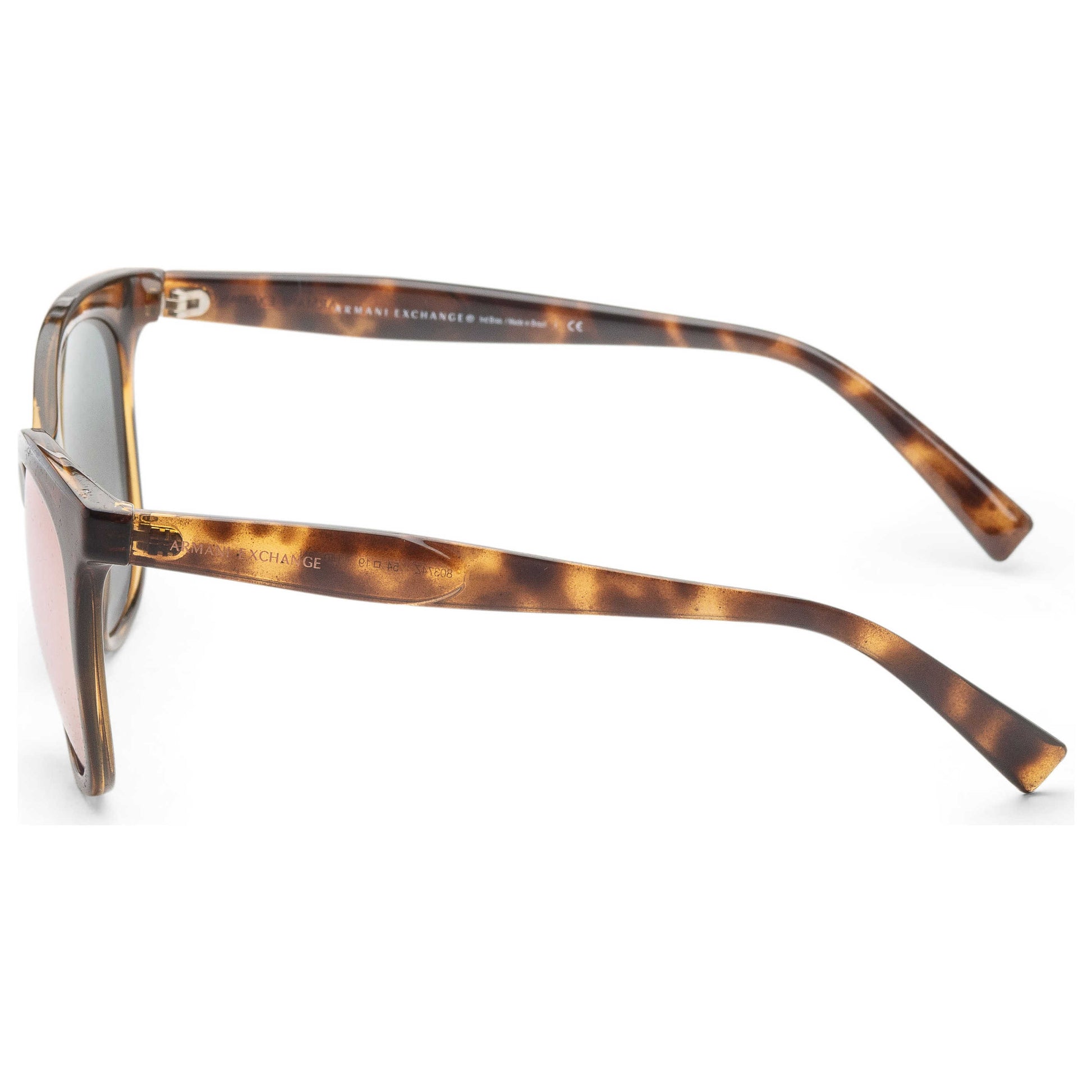 Left view of Armani Exchange Fashion Women's Sunglasses AX4094S-80374Z-54