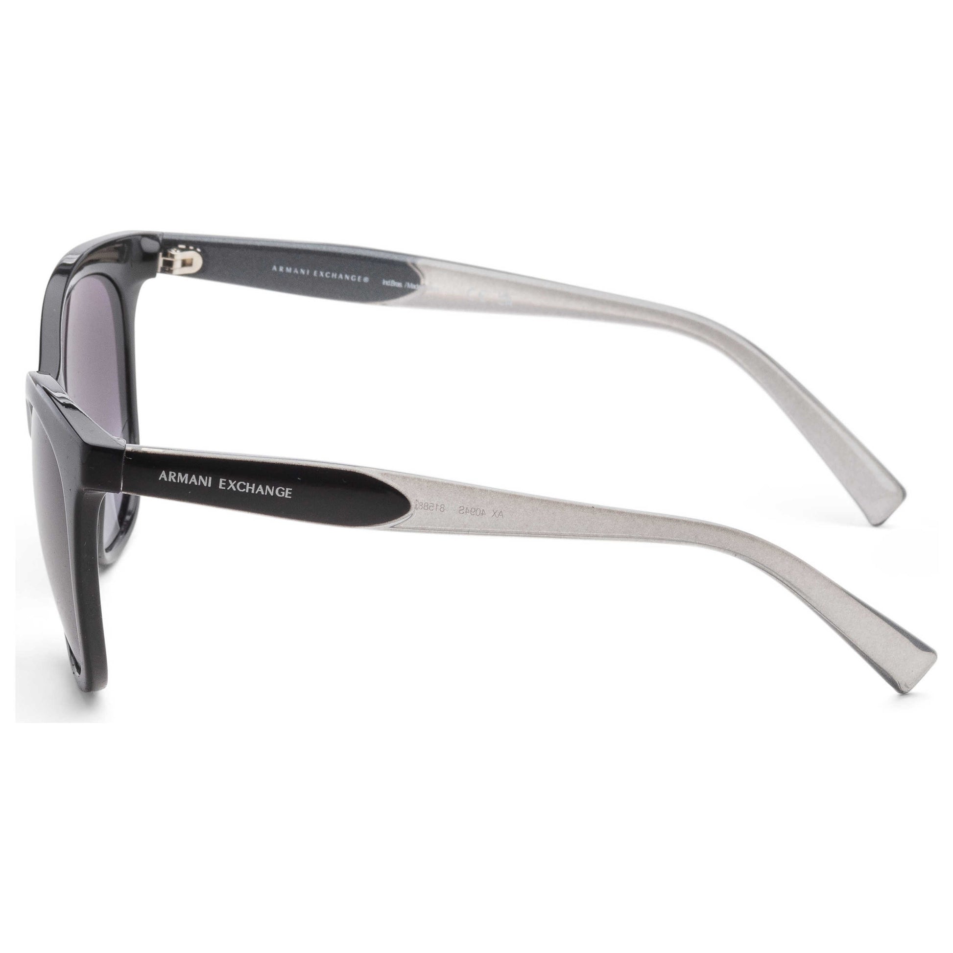 Left view of Armani Exchange Fashion Women's Sunglasses AX4094S-81588G-54