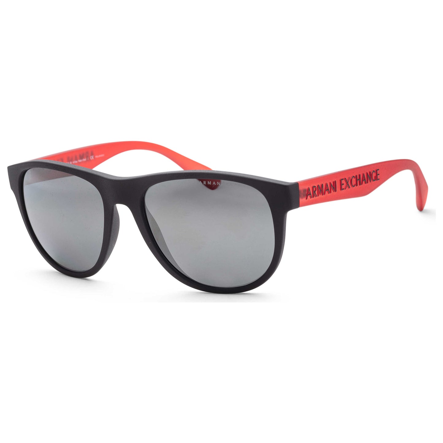 Front view of Armani Exchange Fashion Men's Sunglasses AX4096S-80786G-57