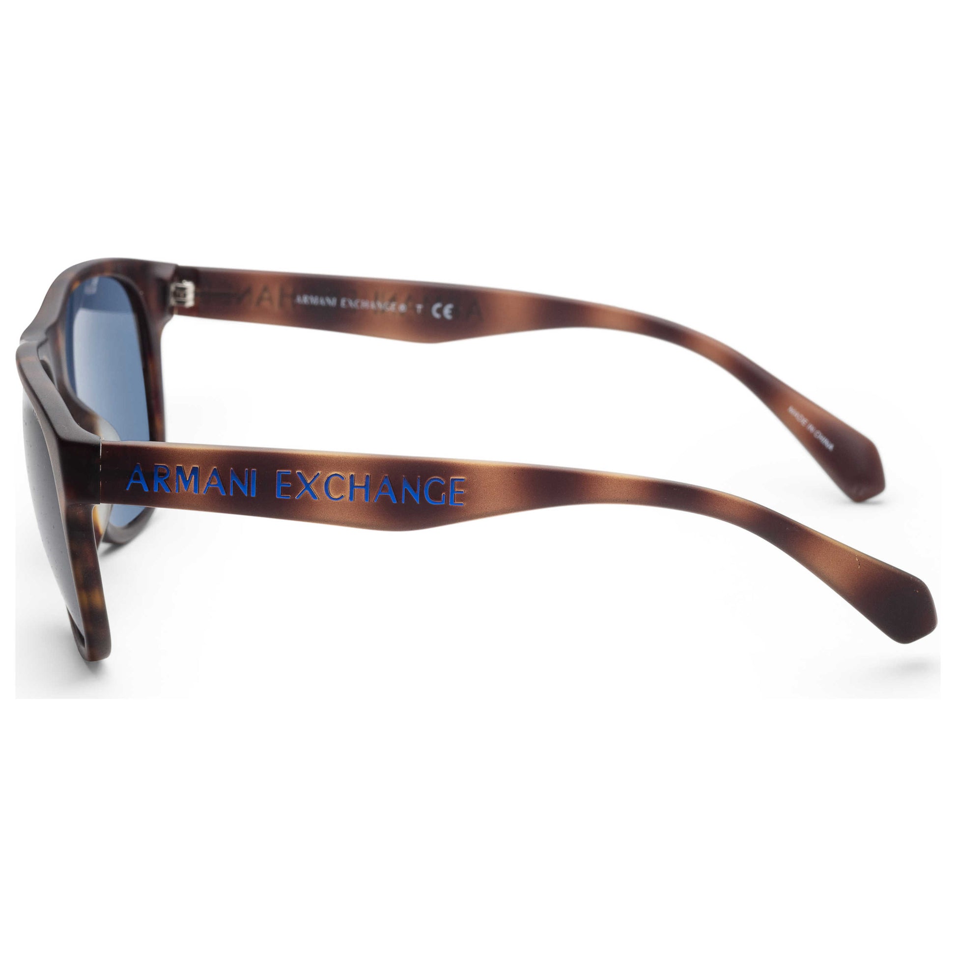 Left view of Armani Exchange Fashion Men's Sunglasses AX4096SF-802980-57