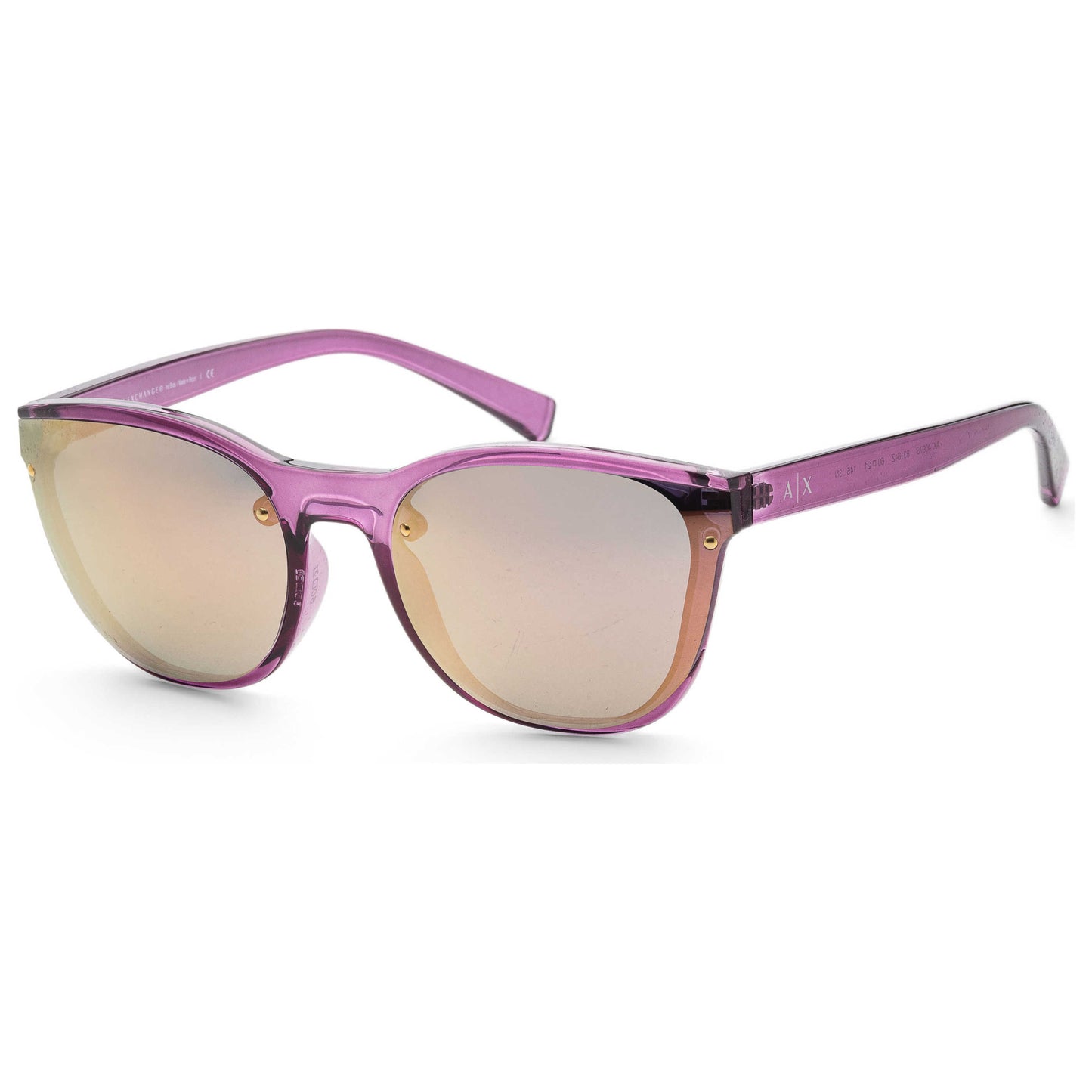 Front view of Armani Exchange Fashion Women's Sunglasses AX4097S-83164Z-60