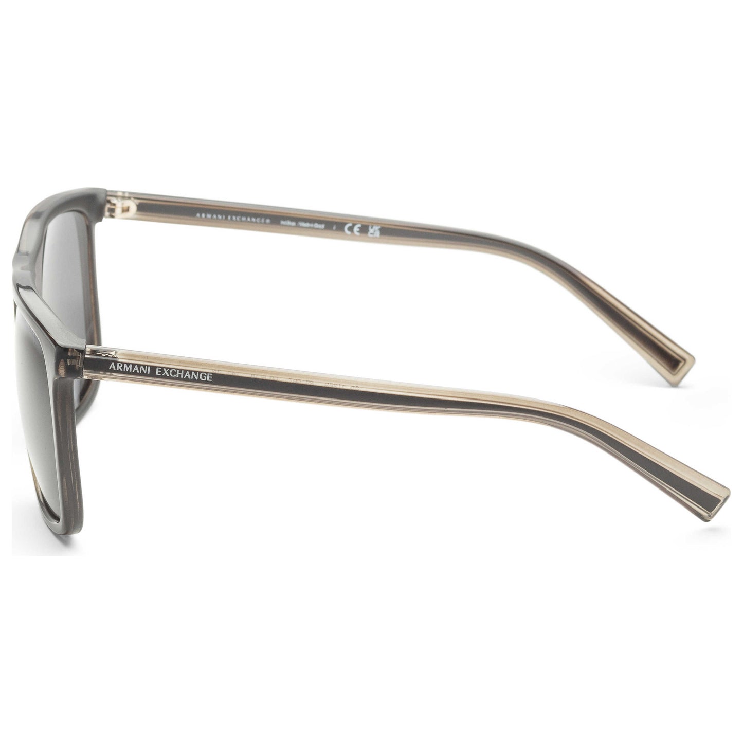 Left view of Armani Exchange Fashion Men's Sunglasses AX4102S-831887-56