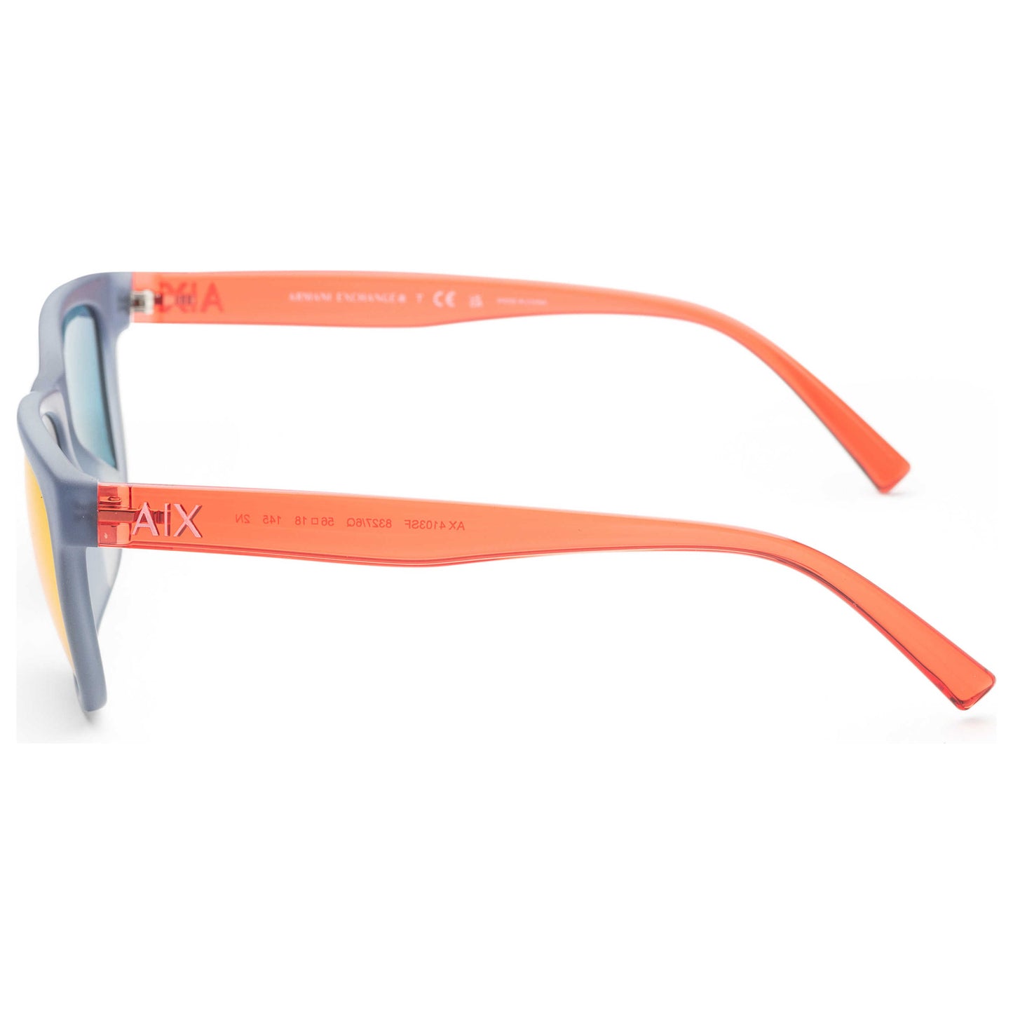 Left view of Armani Exchange Fashion Men's Sunglasses AX4103SF-83276Q