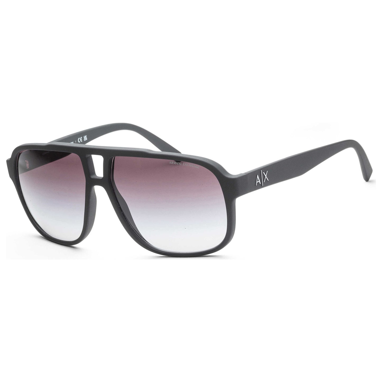 Front view of Armani Exchange Fashion Men's Sunglasses AX4104S-80788G