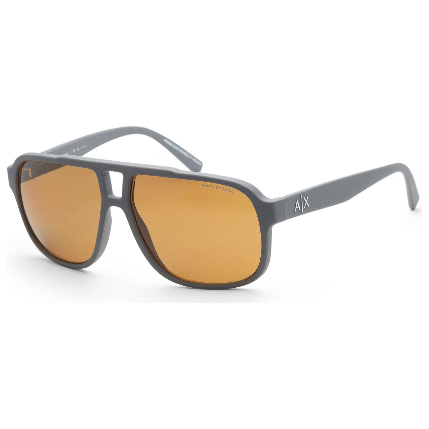 Front view of Armani Exchange Fashion Men's Sunglasses AX4104S-824983-61