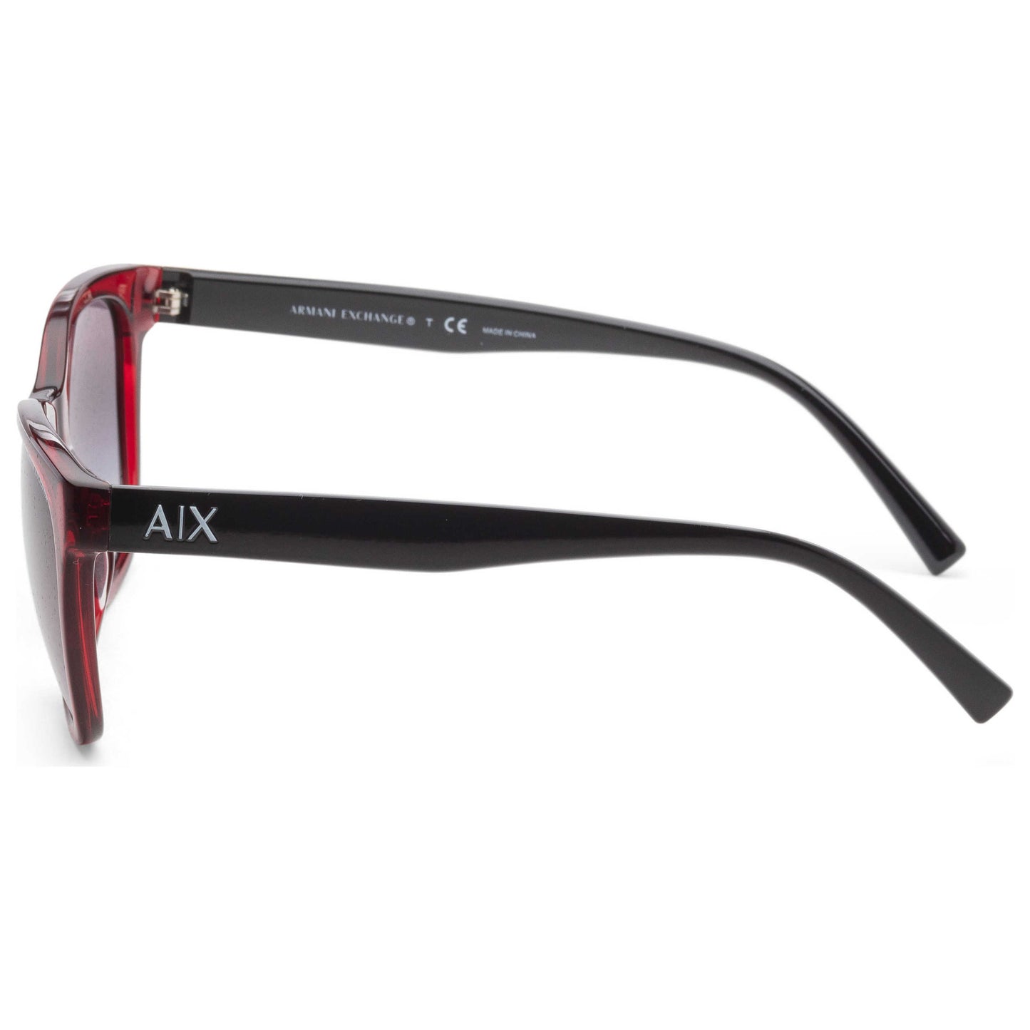 Left view of Armani Exchange Fashion Women's Sunglasses AX4105SF-82988G-54