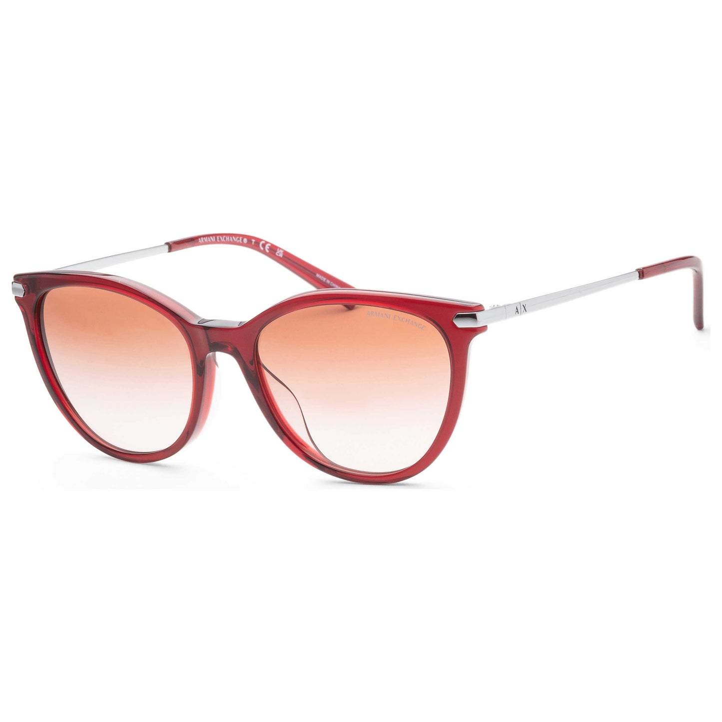 Front view of Armani Exchange Fashion Women's Sunglasses AX4107SF-829813