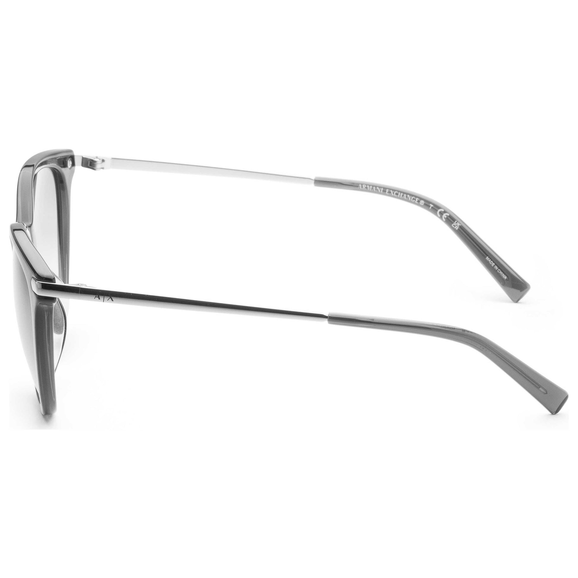 Left view of Armani Exchange Fashion Women's Sunglasses AX4107SF-829813