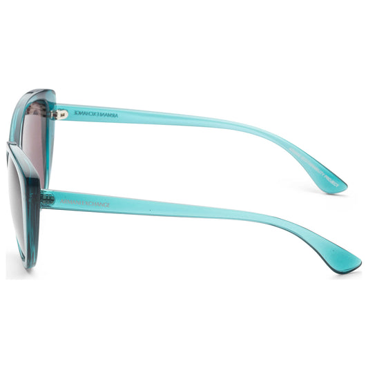Left view of Armani Exchange Fashion Women's Sunglasses AX4111SU-82908G