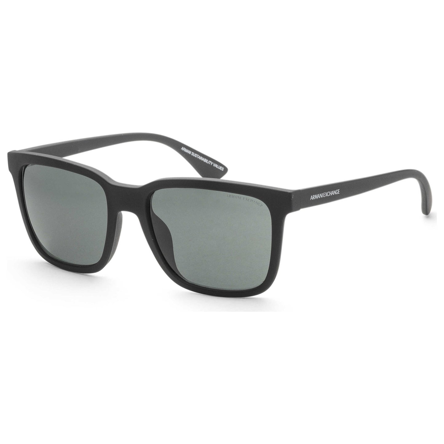 Front view of Armani Exchange Fashion Men's Sunglasses AX4112SU-807871-55