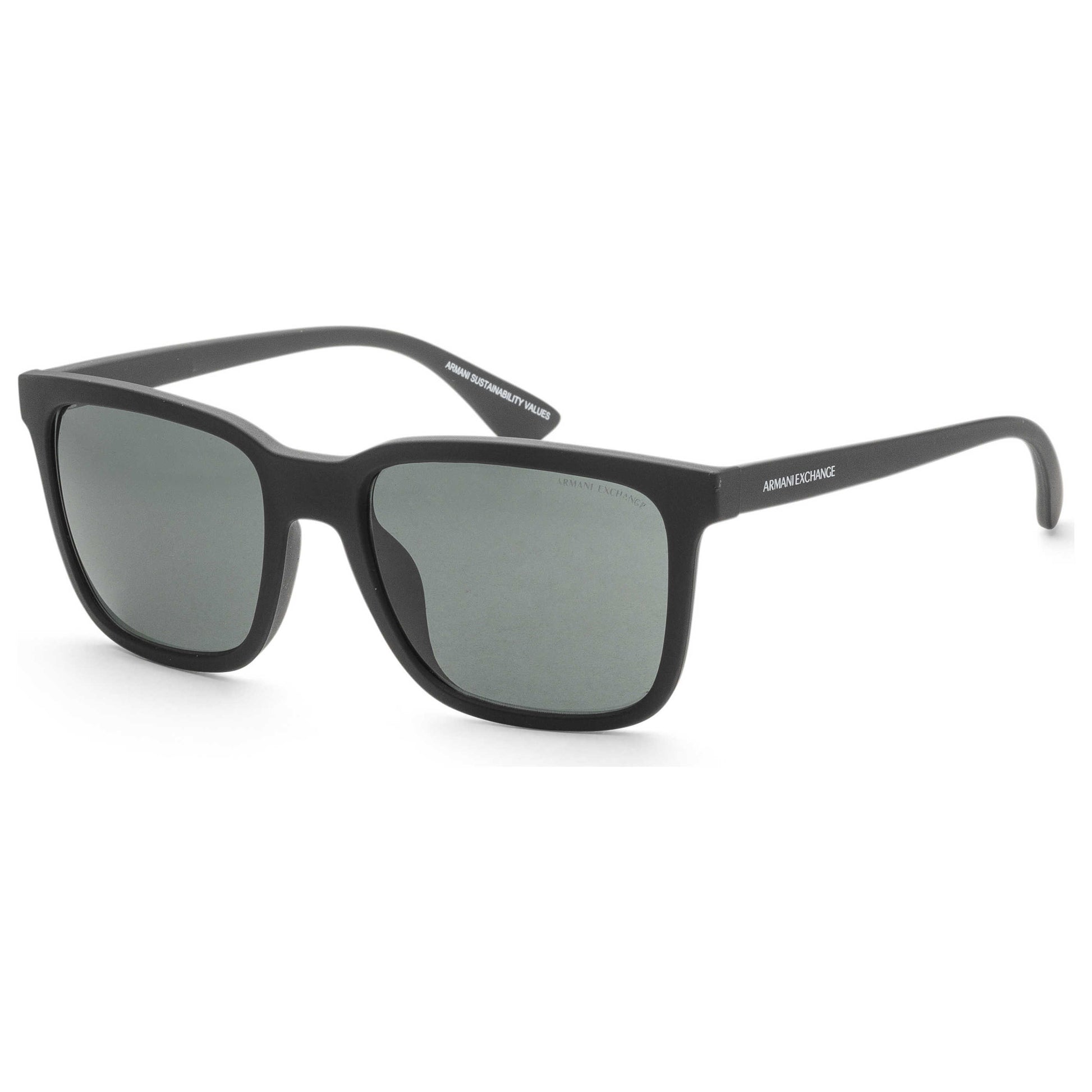 Front view of Armani Exchange Fashion Men's Sunglasses AX4112SU-807871-55