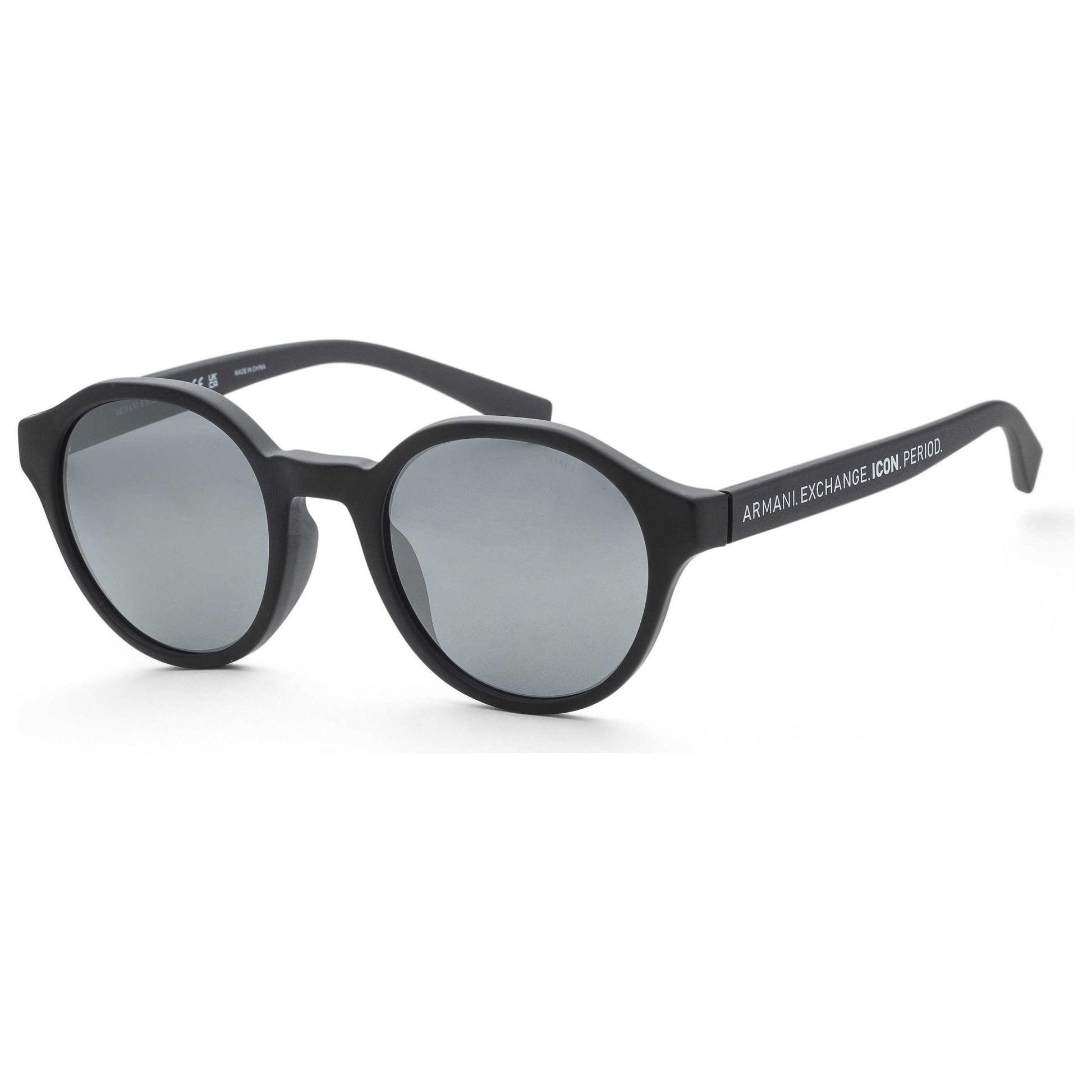 Front view of Armani Exchange Fashion Men's Sunglasses AX4114SF-80786G