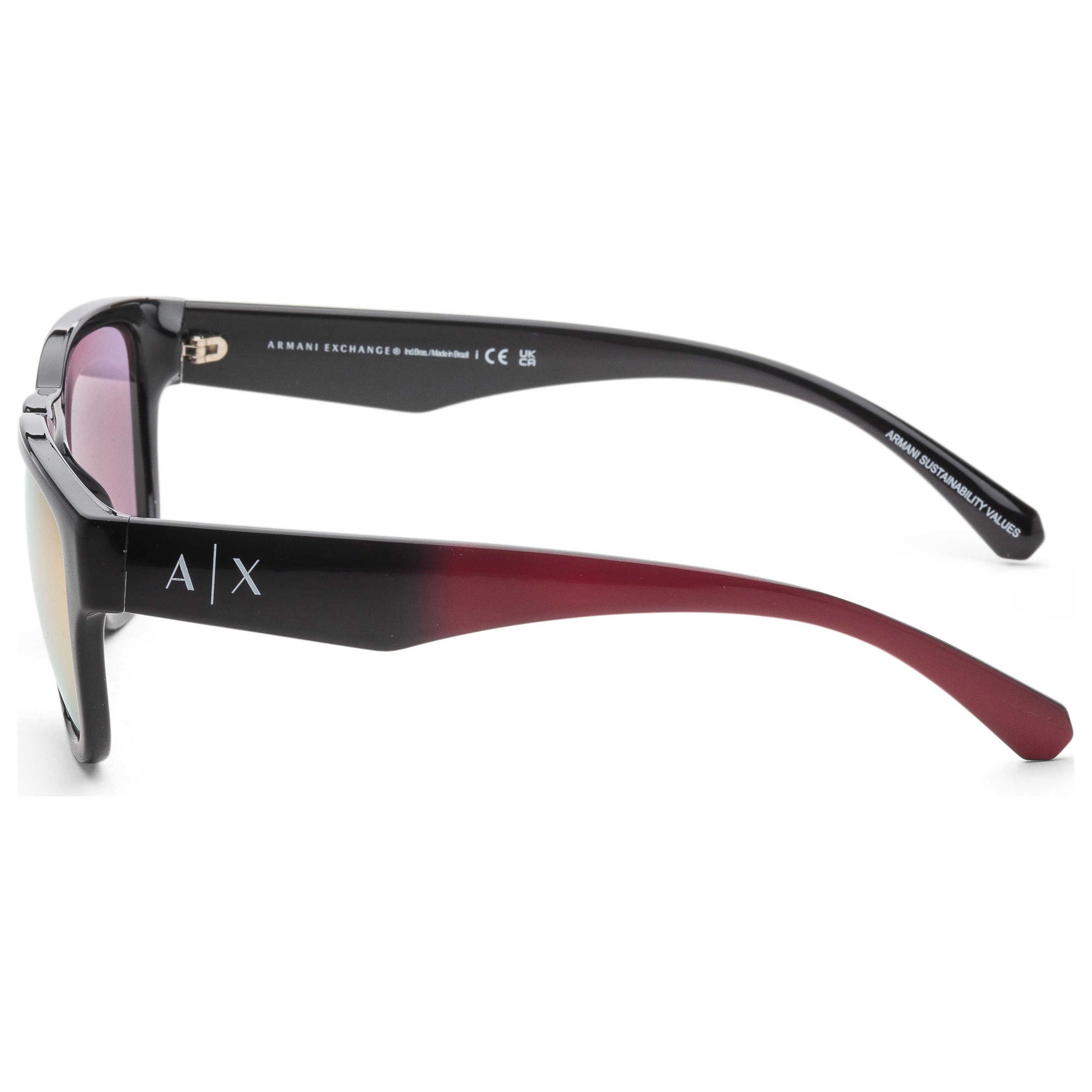 Left view of Armani Exchange Fashion Men's Sunglasses AX4115SU-81861T-54