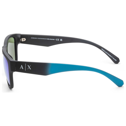 Left view of Armani Exchange Fashion Men's Sunglasses AX4115SU-832525-54
