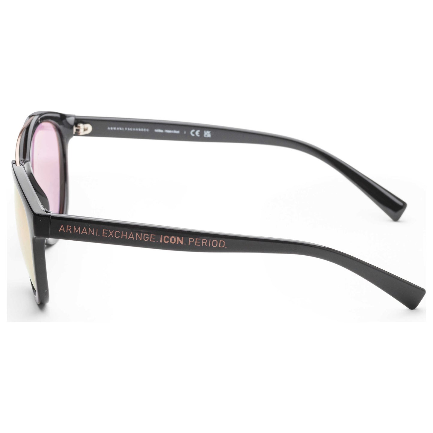 Left view of Armani Exchange Fashion Men's Sunglasses AX4118S-81586X