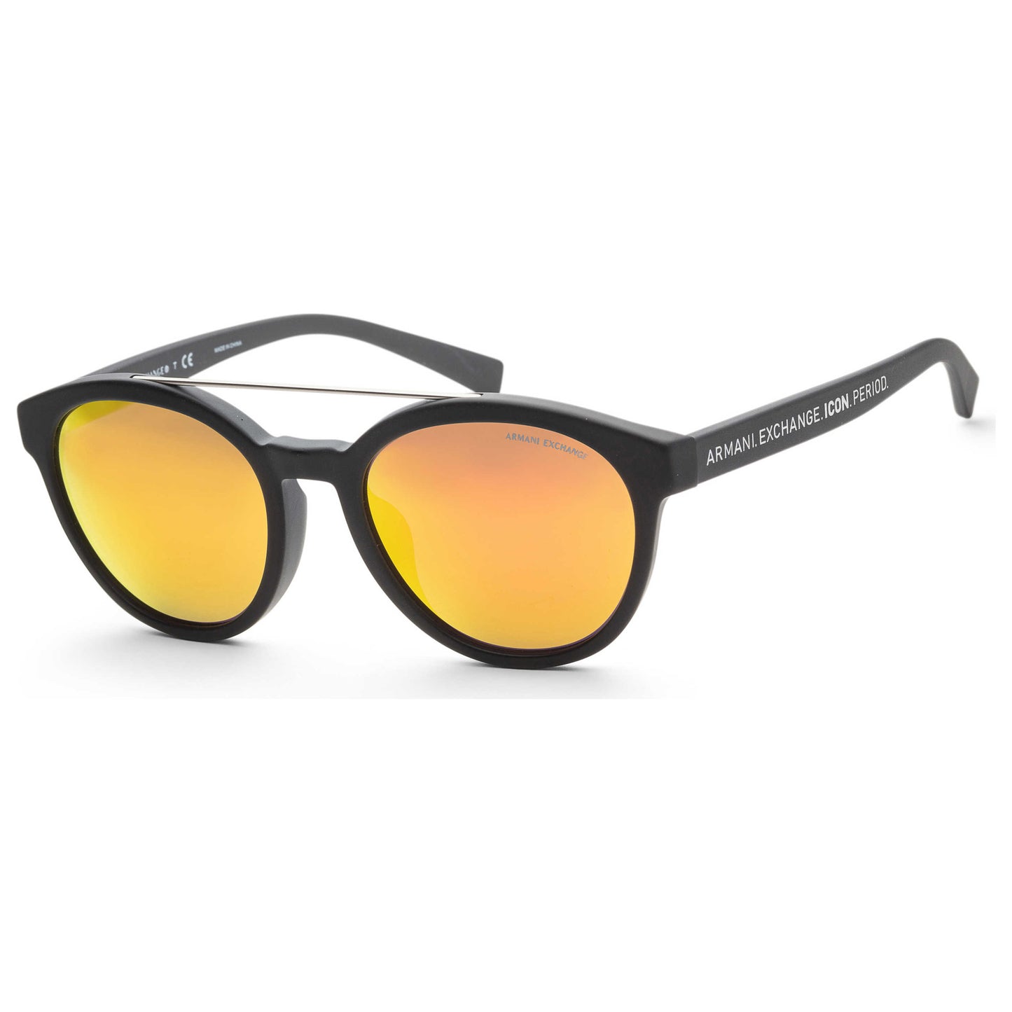 Front view of Armani Exchange Fashion Men's Sunglasses AX4118SF-80786Q