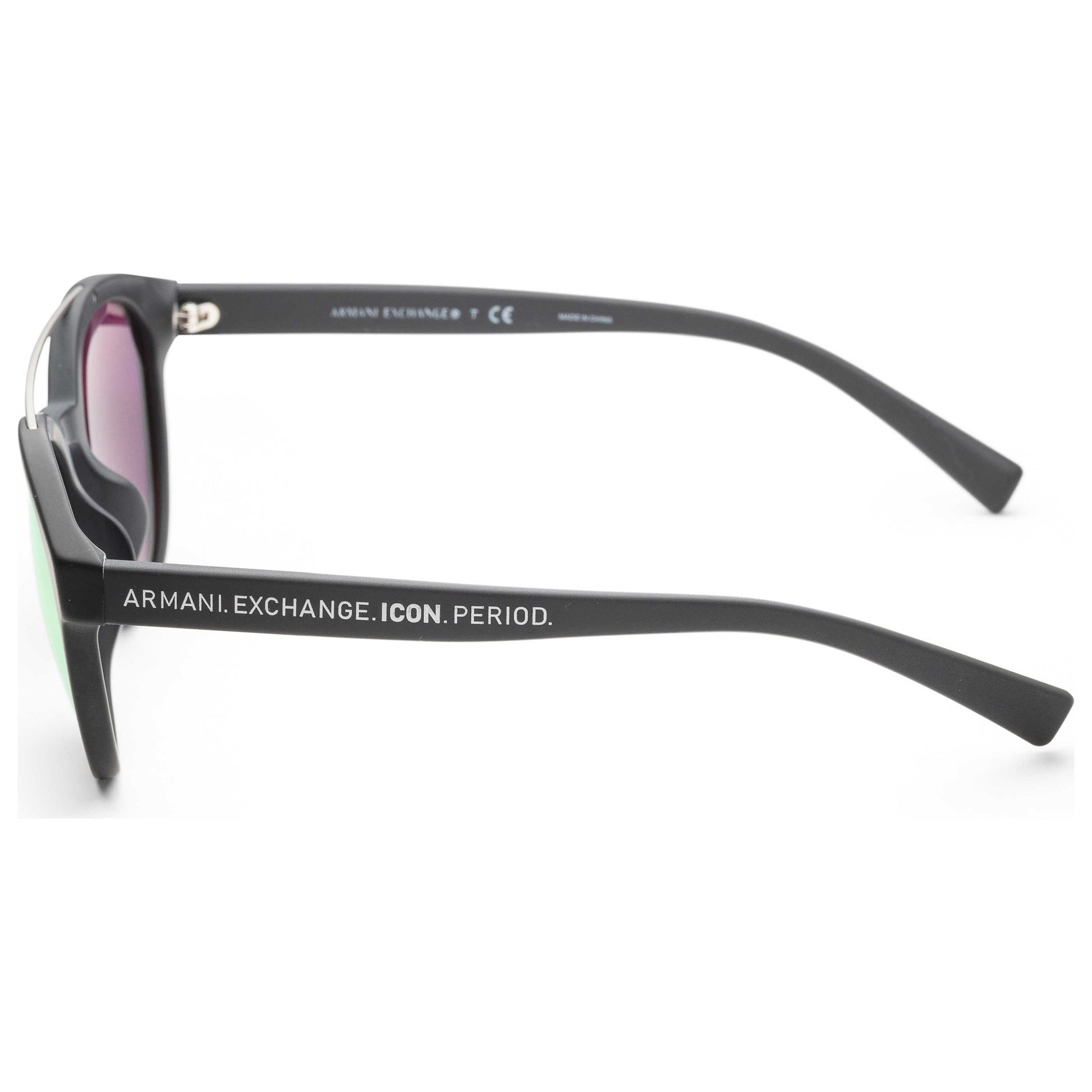 Left view of Armani Exchange Fashion Men's Sunglasses AX4118SF-80786Q