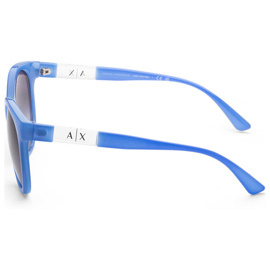 Left view of Armani Exchange Fashion Women's Sunglasses AX4120S-82104L-54