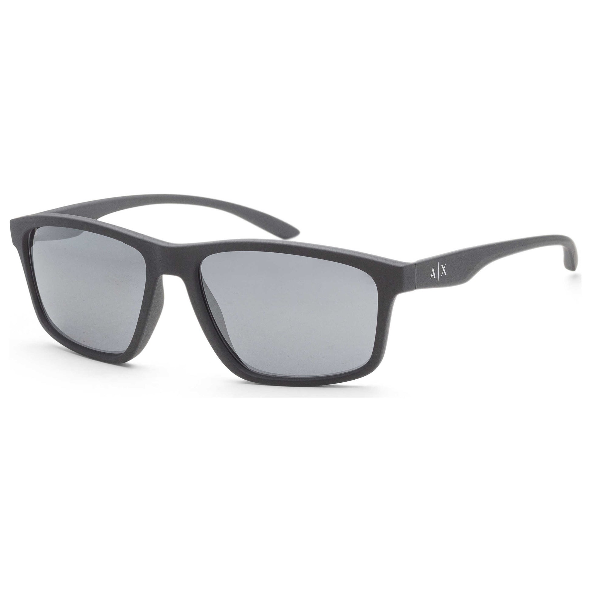 Front view of Armani Exchange Fashion Men's Sunglasses AX4122S-80786G-59