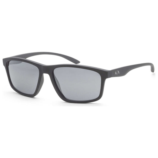 Front view of Armani Exchange Fashion Men's Sunglasses AX4122S-80786G-59