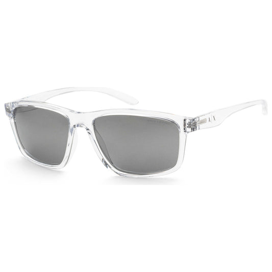 Front view of Armani Exchange Fashion Men's Sunglasses AX4122S-83336G