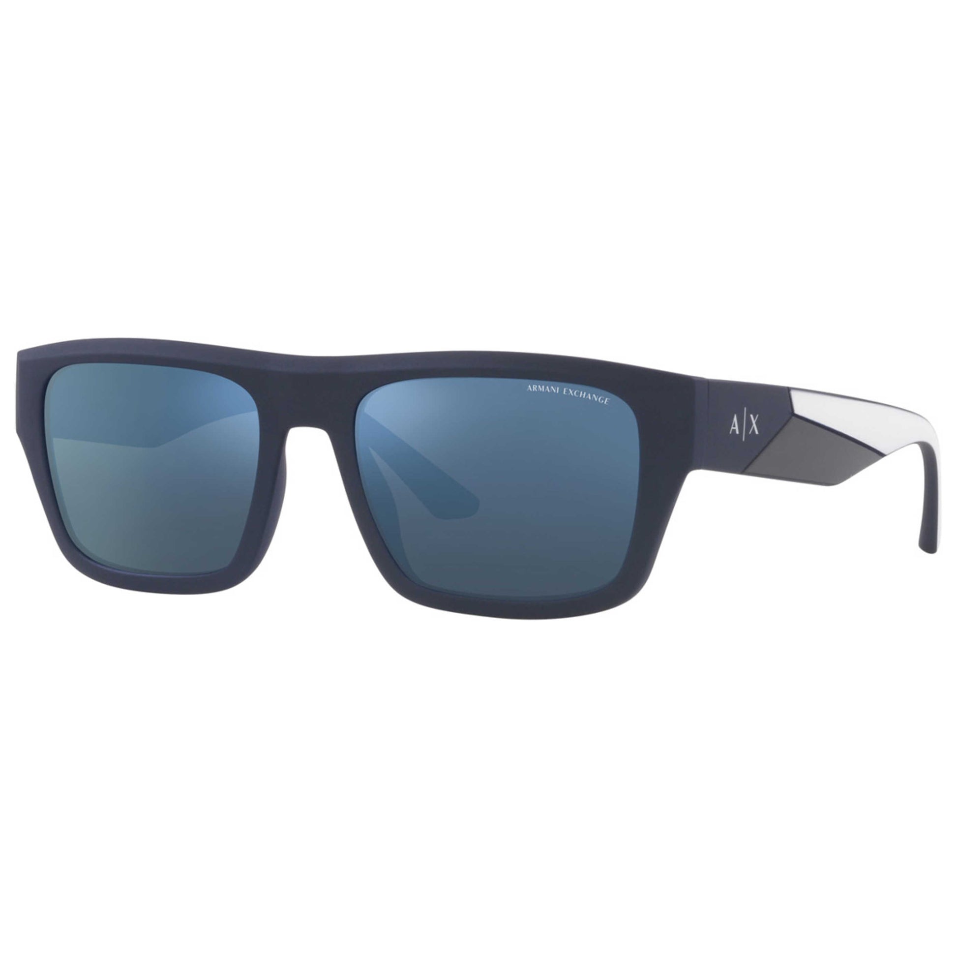Front view of Armani Exchange Fashion Men's Sunglasses AX4124SU-818155-56