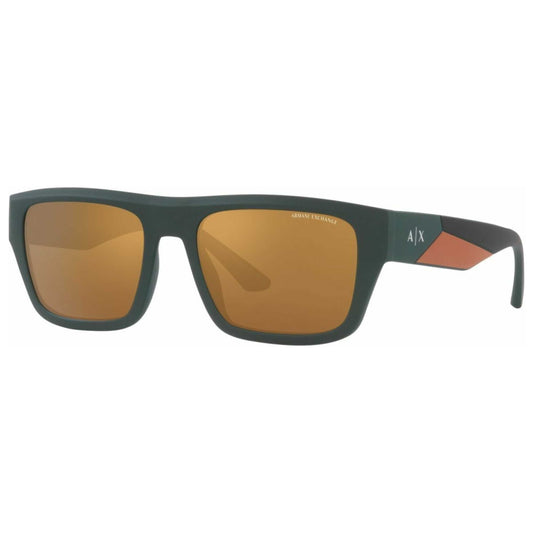 Front view of Armani Exchange Fashion Men's Sunglasses AX4124SU-83016H-56