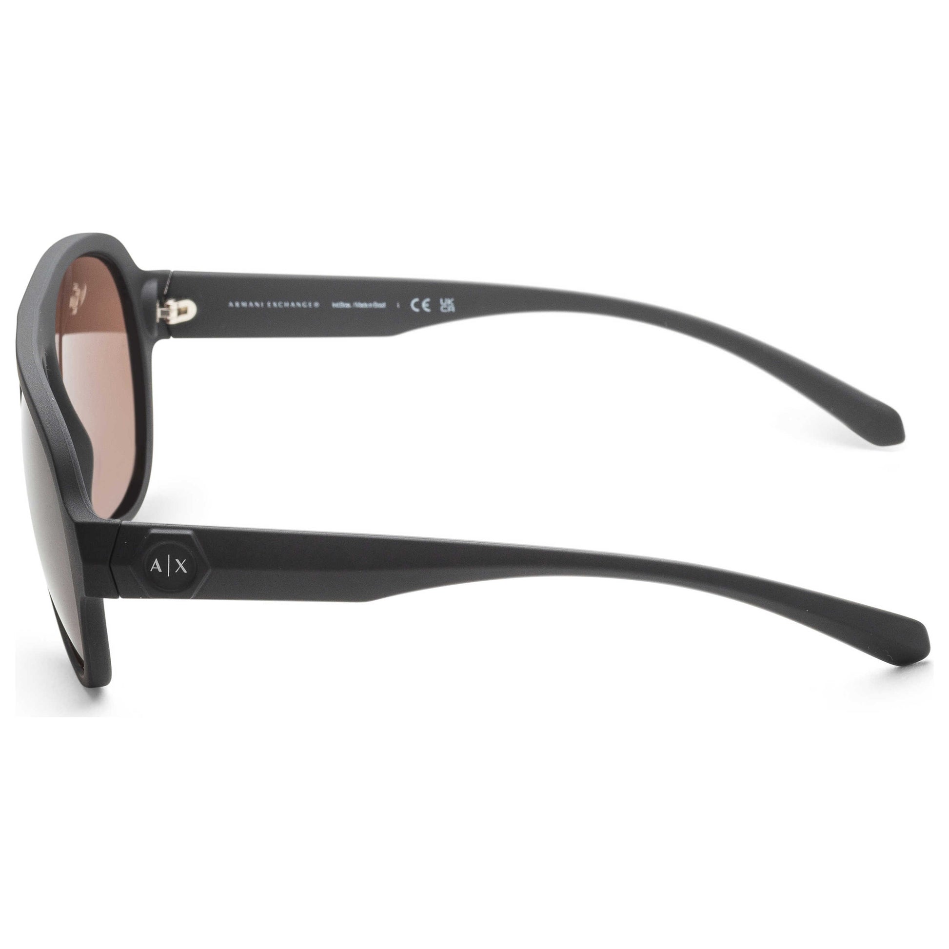 Left view of Armani Exchange Fashion Men's Sunglasses AX4126SU-807873