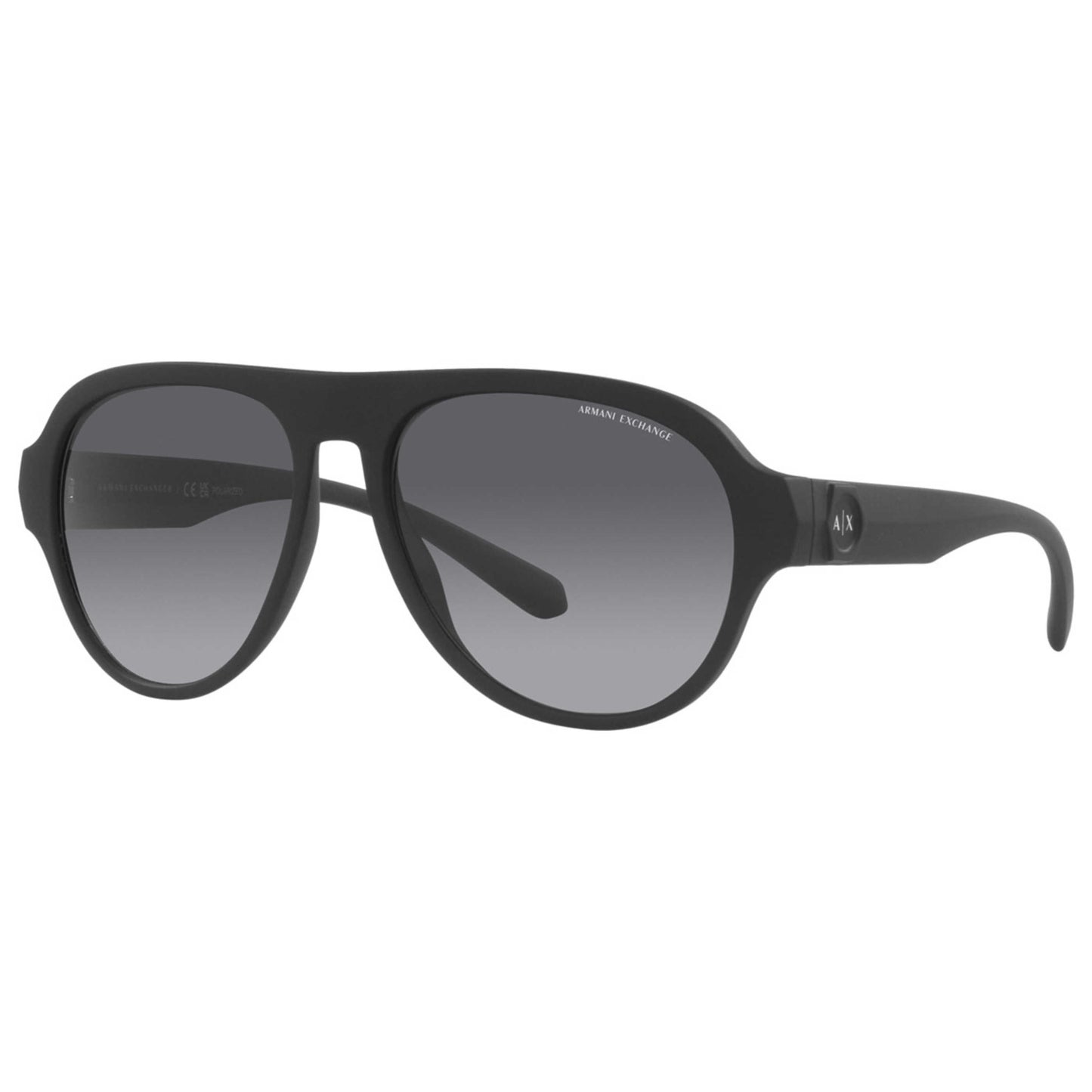 Front view of Armani Exchange Fashion Men's Sunglasses AX4126SU-8078T3-58