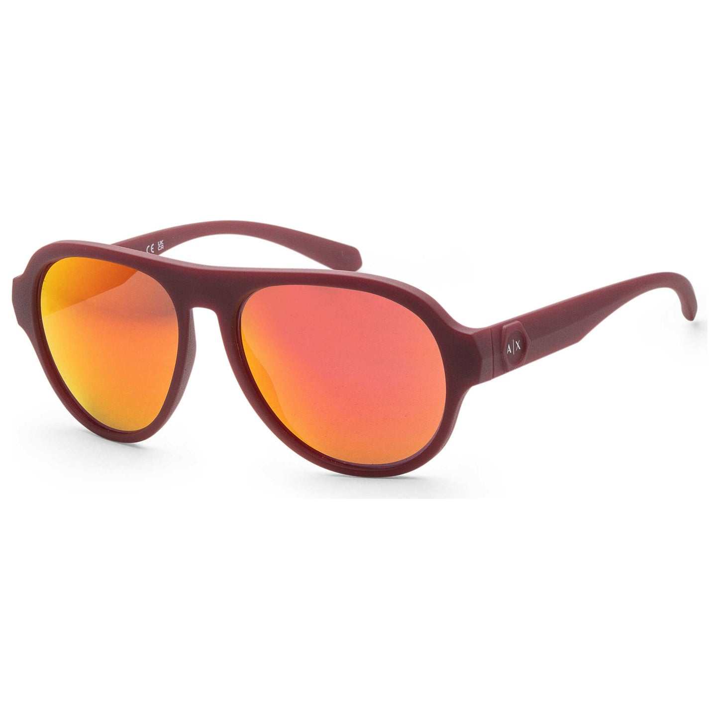 Front view of Armani Exchange Fashion Men's Sunglasses AX4126SU-82746Q-58