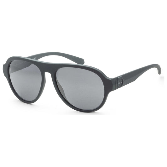 Front view of Armani Exchange Fashion Men's Sunglasses AX4126SU-83016G-58