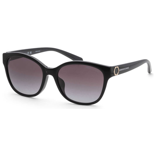 Front view of Armani Exchange Fashion Women's Sunglasses AX4127SF-81588G-54