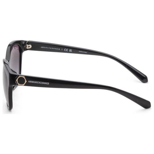 Left view of Armani Exchange Fashion Women's Sunglasses AX4127SF-81588G-54