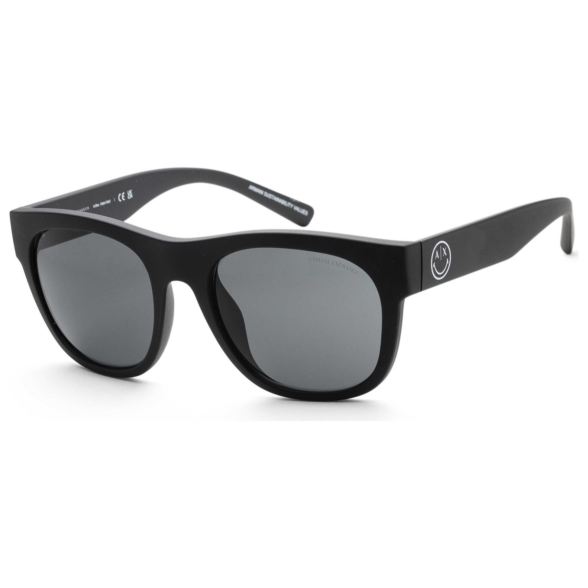 Front view of Armani Exchange Fashion Men's Sunglasses AX4128SU-807887-55