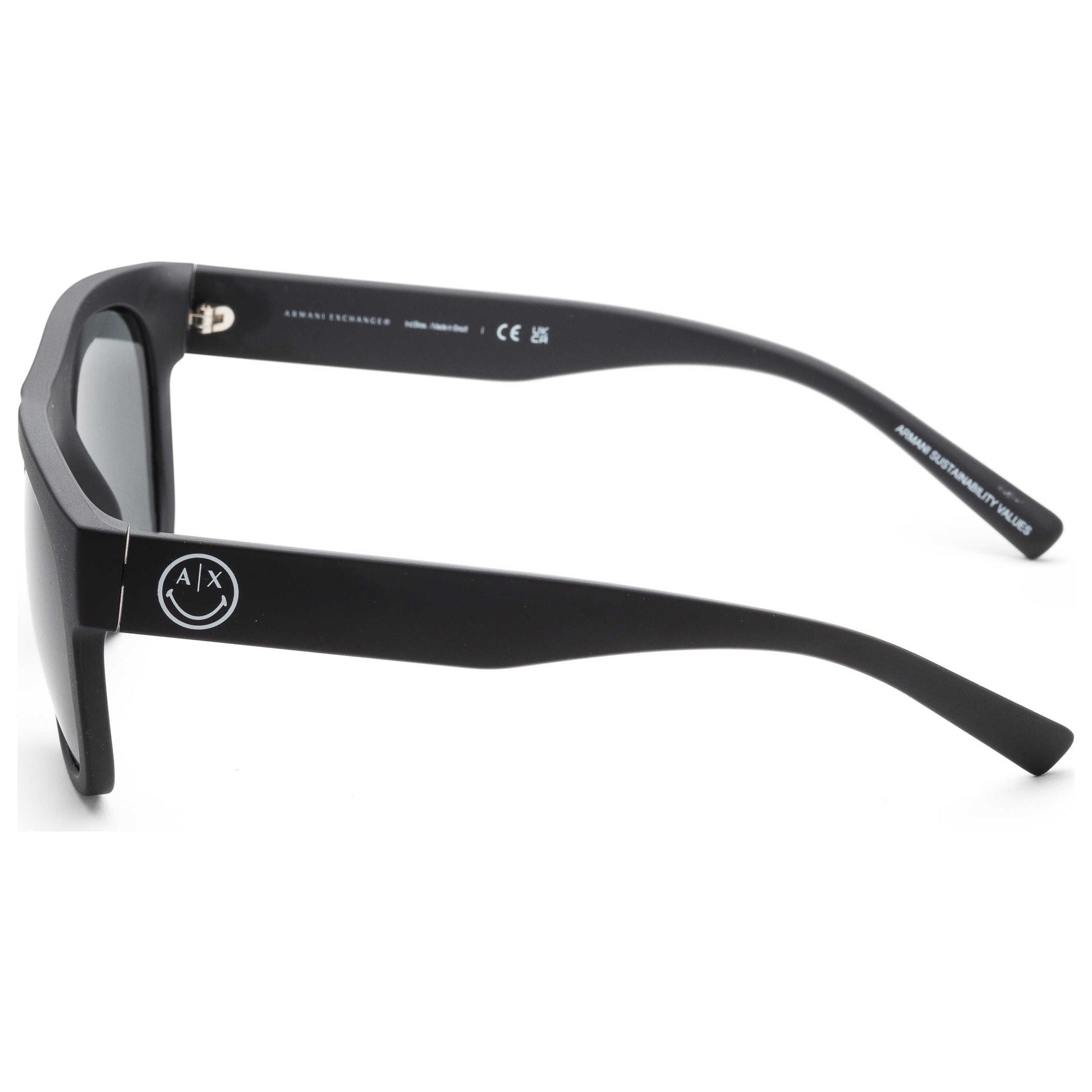 Left view of Armani Exchange Fashion Men's Sunglasses AX4128SU-807887-55