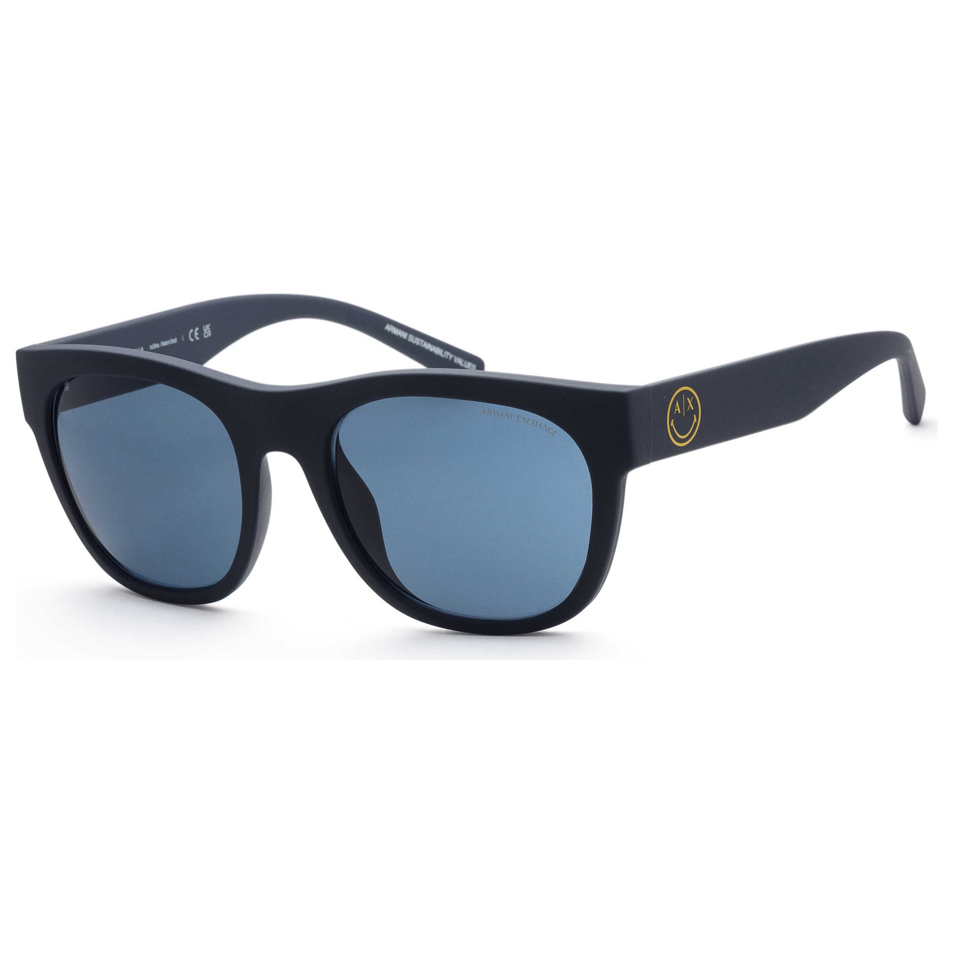Front view of Armani Exchange Fashion Men's Sunglasses AX4128SU-818180-55