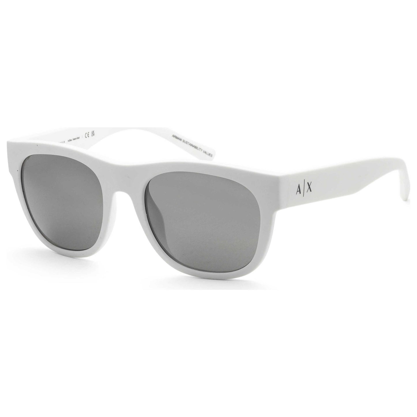 Front view of Armani Exchange Fashion Men's Sunglasses AX4128SU-83156G-55