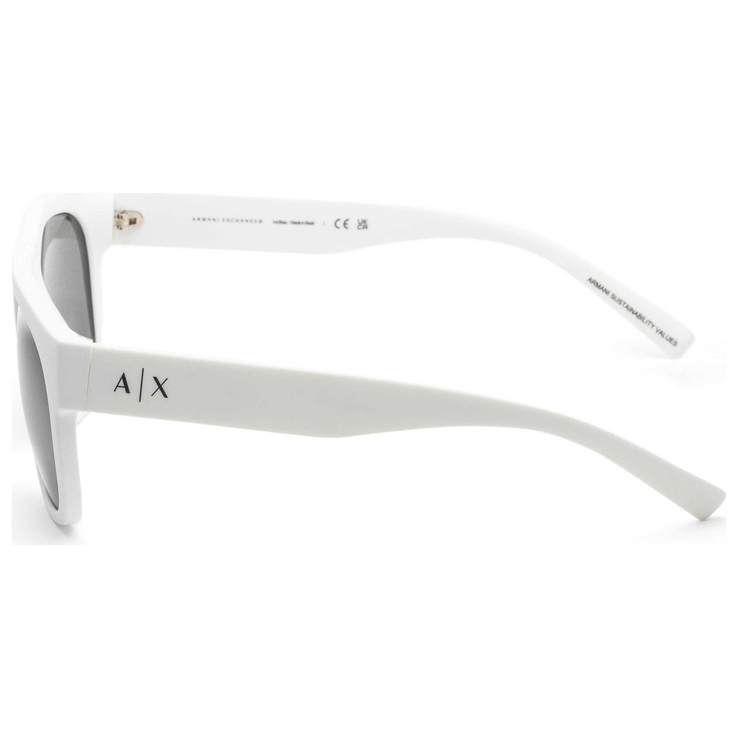 Left view of Armani Exchange Fashion Men's Sunglasses AX4128SU-83156G-55