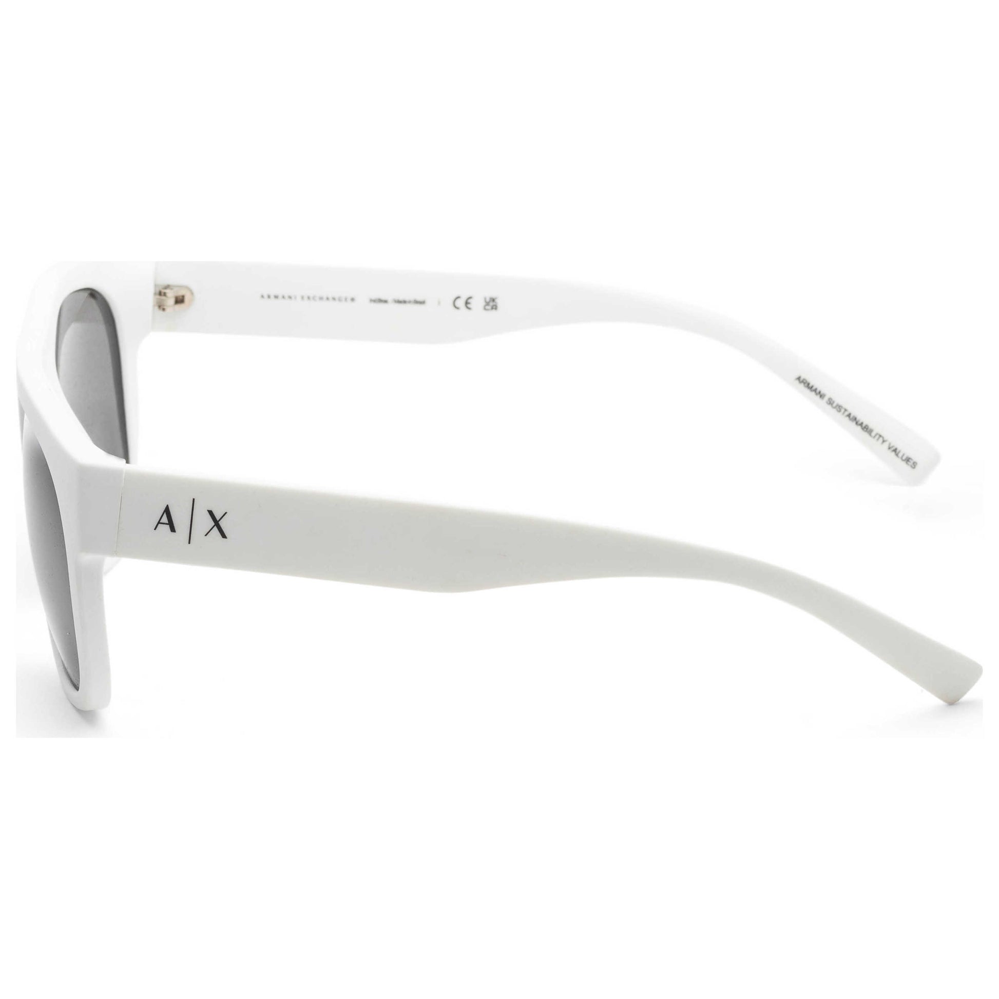 Left view of Armani Exchange Fashion Men's Sunglasses AX4128SU-83156G-55