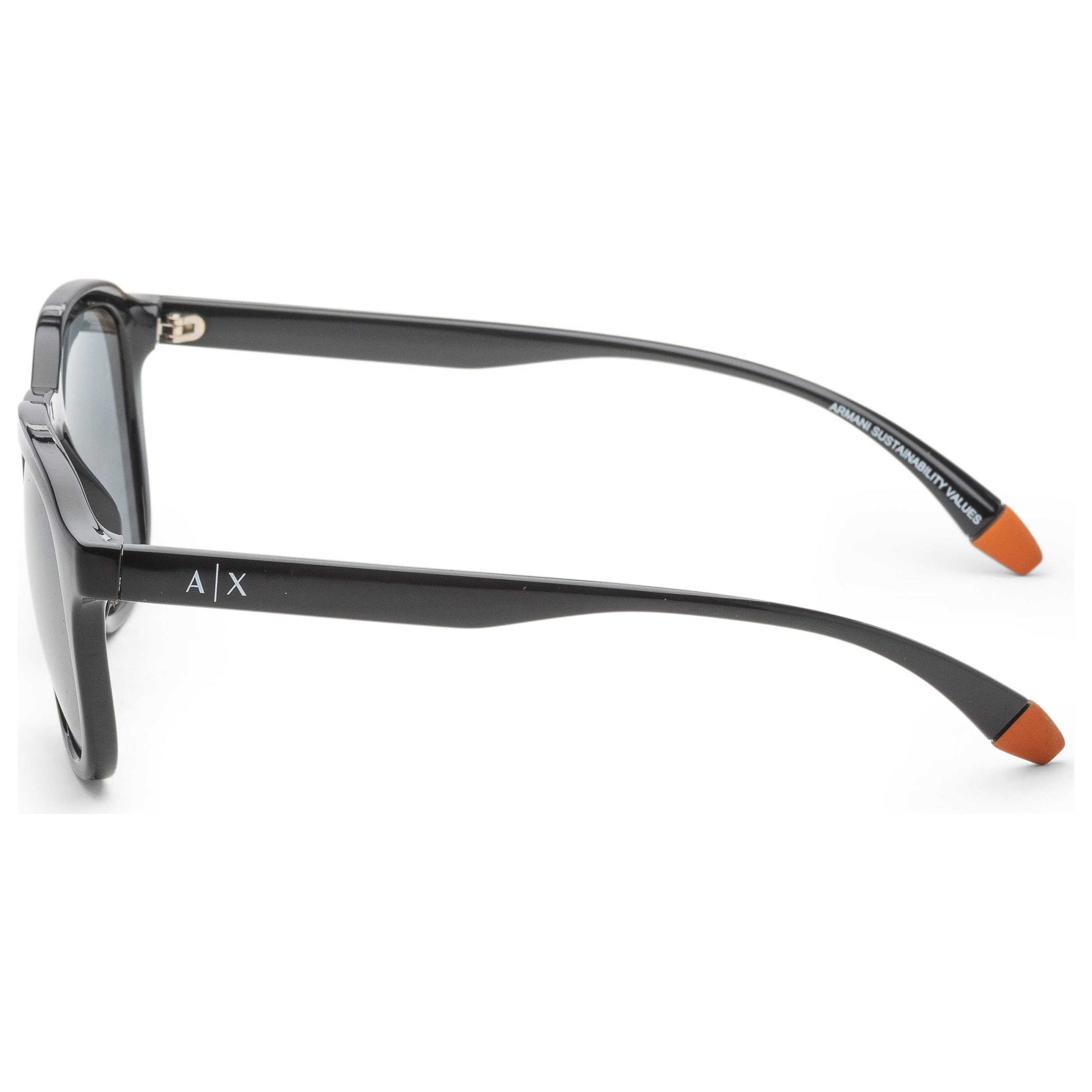 Left view of Armani Exchange Fashion Men's Sunglasses AX4129SU-81586G-54