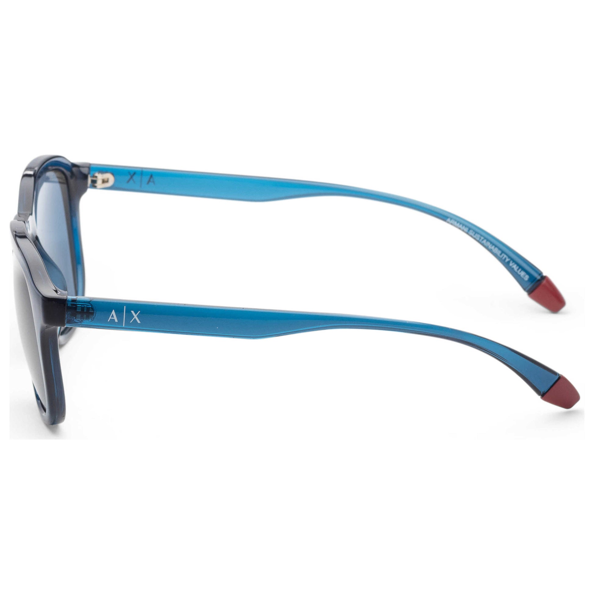 Left view of Armani Exchange Fashion Men's Sunglasses AX4129SU-818780-54