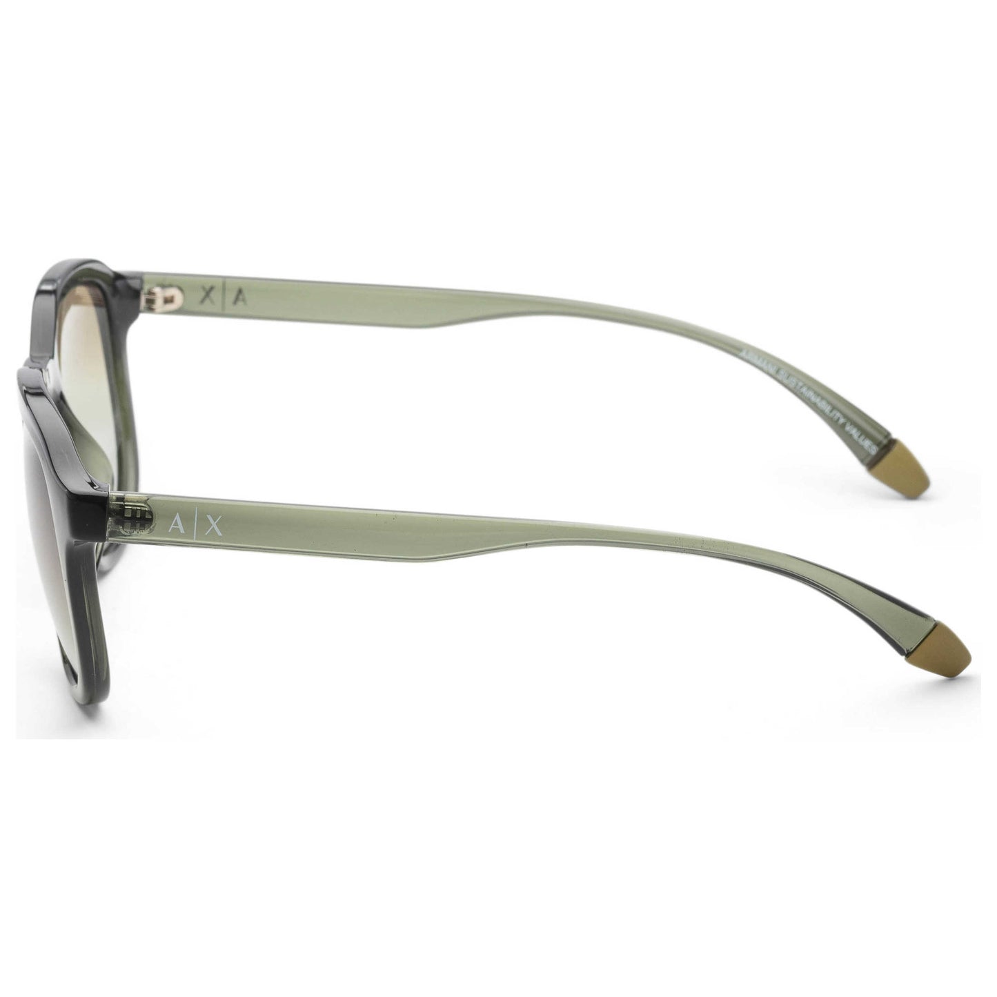 Left view of Armani Exchange Fashion Men's Sunglasses AX4129SU-83418E-54