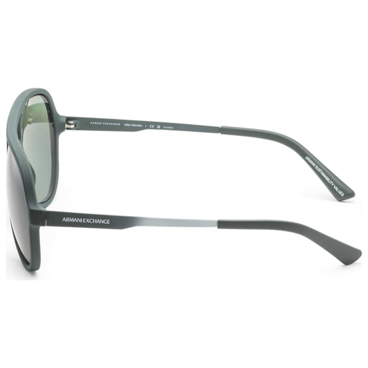 Left view of Armani Exchange Fashion Men's Sunglasses AX4133S-83109A-60