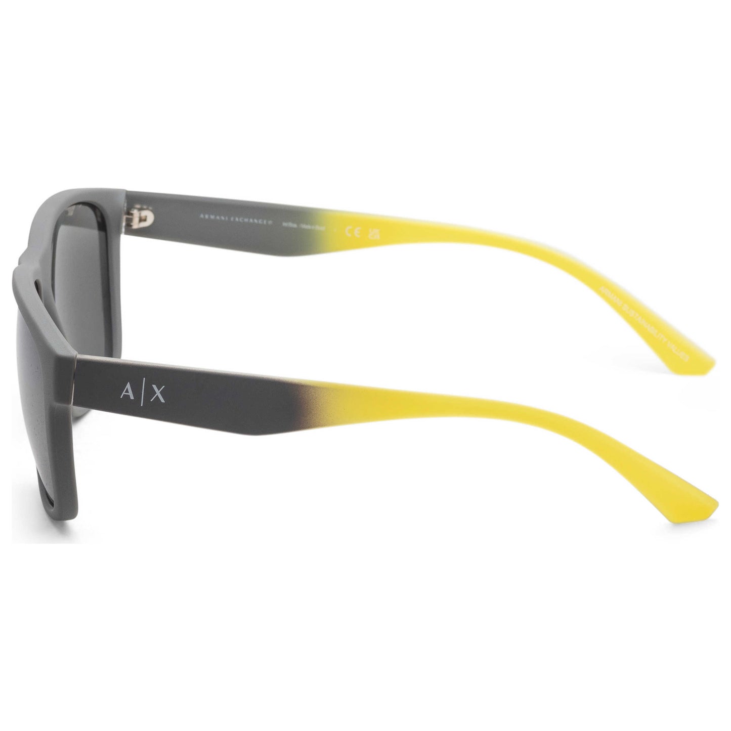 Left view of Armani Exchange Fashion Men's Sunglasses AX4135S-81806G-59