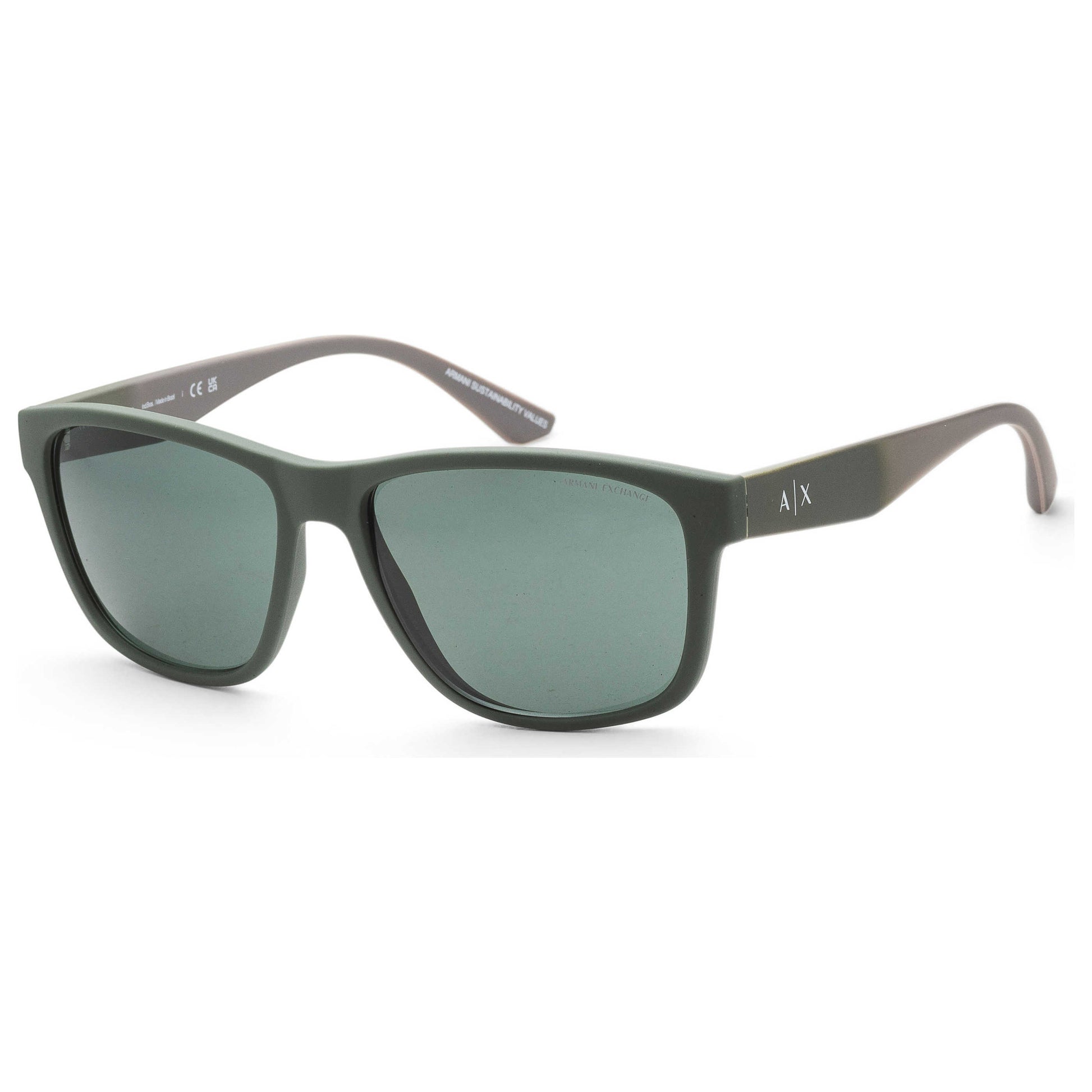 Front view of Armani Exchange Fashion Men's Sunglasses AX4135S-830171-59